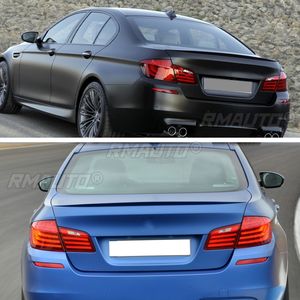 Alerón trasero para BMW Serie 5 F10 M5 2011 2012 2013 2014 2015 2016 2017 MP, divisor de maletero con apariencia de carbono / labio negro - Product Image 2