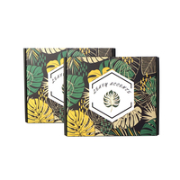 Boîte d'emballage postale en carton ondulé personnalisée pour les soins de la peau, impression de logo avec revêtement UV, laminage mat, bande adhésive de fermeture