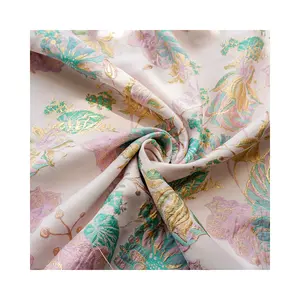 वसंत शरद ऋतु ब्रोकेड jacquard कपड़े के लिए धातु तार नई वसंत ब्रोकेड कपड़े परिधान - Product Image 1