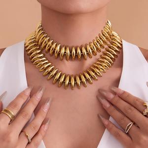 ใหม่สร้อยคอลูกปัดที่นิยมประกอบด้วยมือทำจาก<span class=keywords><strong>ปลาทอง</strong></span>สแตนเลส - Product Image 3