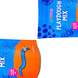 Sac d'emballage alimentaire de luxe personnalisé pochette debout anti-odeur en papier d'aluminium pour pâte à <span class=keywords><strong>modeler</strong></span> gummy chip cookie bonbons collations herbe - Product Image 4