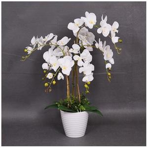 <strong>Artificial</strong> Plants and Flowers New Fashion <strong>Large</strong> Home <strong>Potted</strong> <strong>Orchid</strong> Hight Quality White Top Selling <strong>Artificial</strong> Tree Plant - Product Image 3
