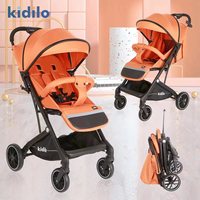 Poussette pour bébé pliable ultra-légère multifonctionnelle avec fonction d'inclinaison assise pour les enfants