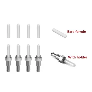 Connectors Optic Types SC FC LC MU Ferrule 126um 200um 220um 230um 400um 500um Fiber Optic Ceramic Ferrule