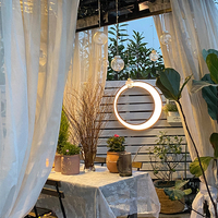 Lampe décorative en forme de croissant de lune, lampes murales extérieures pour villa, éclairage mural extérieur pour la maison, lampe murale étanche