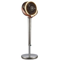 Ventilateur de circulation d'air oscillant 50W avec lumière LED, ventilateur sur pied, commande vocale et télécommande, ventilateurs de circulation au sol avec fonction d'aromathérapie