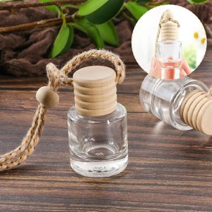 معطر هواء معلق للسيارة موزع سيارة زجاجة فارغة من الزجاج قابلة لإعادة الملء عطر للسيارة والمكتب والمنزل - Product Image 5