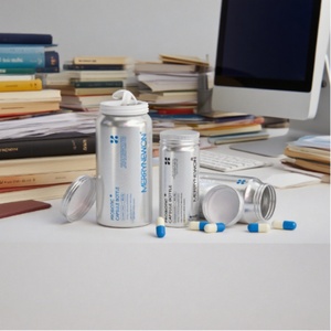 Botella de Aluminio Ecológica para Medicamentos, Botella Metálica para Cápsulas, Botella de Aluminio Personalizada y Duradera - Product Image 1
