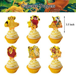 2025 <span class=keywords><strong>Lion</strong></span> King Simba décorations de fête à thème joyeux anniversaire bannière toile de fond pour enfants garçons fête d'anniversaire décor fournitures - Product Image 5