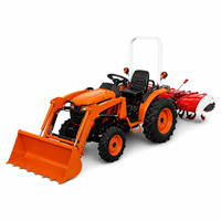 Tracteur chinois Euro 5 CE COC EPA, moteur diesel 18-25 CV, machine agricole, 4 roues motrices, tracteur agricole