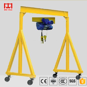 رافعة جسرية أرضية متحركة 5 طن، رافعة جسرية يدوية 1000 كجم، رافعة جسرية محمولة للاستخدام الخارجي - Product Image 4