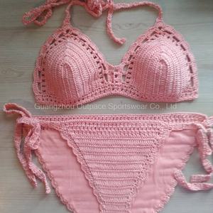 ชุดบิกินี่โครเชต์แฮนด์เมดแบบเว้าลายพิเศษสำหรับสาวๆ ชุดว่ายน้ำวันพีซเซ็กซี่ ชุดว่ายน้ำชายหาดสำหรับผู้หญิง - Product Image 6