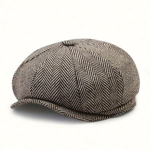 <b>Mens</b> and Women Fashion Driving <b>Flat</b> Newsboy <b>Cap</b> Ivy Hats <b>Men's</b> Beret Hats - Product Image 2
