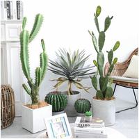 Plante Artificielle de Haute Qualité, Plantes Suspendues Artificielles Émoticues, Jardinière Surélevée Moderne, Cactus Artificiel Chinois