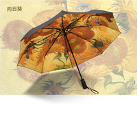 Parapluie automatique à sublimation automatique, livraison gratuite, fournisseur de parapluie pliant personnalisé, impression de photo