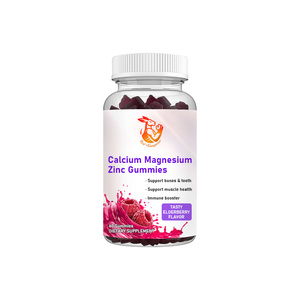 Gummies OEM à Marque Blanche Calcium Magnésium Zinc avec Supplément de Calcium pour Soutenir les Os, les Dents et la Santé Musculaire - Product Image 1
