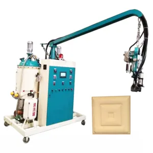 Low Pressure Polyurethane Foam 3D Leather Wall Panel Making Filling Machine