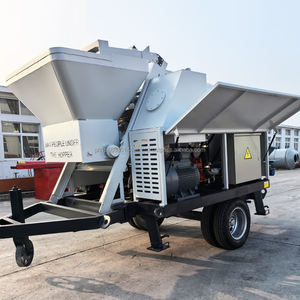 เครื่องผสมคอนกรีตแบบพกพาไฟฟ้าขนาดเล็กพร้อมปั๊มคอนกรีตเคลื่อนที่ - Product Image 4