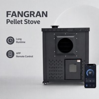 Fangran 300F OEM ODM Afstandsbediening Touchscreen Pellet Heteluchtkachel Modern Ecologisch Energiezuinig voor Binnengebruik in Hotels