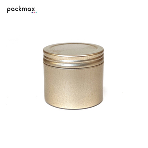 40ml Small Aluminum <b>Tea</b> Can Matte Gold - Food Grade One Steep One <b>Tin</b> for <b>Tea</b> Leaves Storage Box Wholesale - Product Image 2
