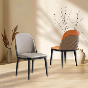 เก้าอี้รับประทานอาหารเหล็กดีไซน์ตามหลักสรีรศาสตร์สำหรับเฟอร์นิเจอร์ในบ้านและร้านอาหาร - Product Image 4