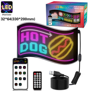 Diguang Rgb Voll farbige ultra dünne flexible LED-Bildschirm LED Matrix Panel App Bluetooth programmier bare Matrix Panel für LKW - Product Image 1