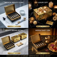 Boîtes d'emballage pour ampoules avec insert en mousse, mini flacon de parfum, échantillon de vaporisateur, boîte de découverte