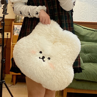 Flauschiges Kaninchenförmiges Plüschkissen Niedliches Cartoon-Weiches Stofftier-Kaninchenkissen für Sofa Schlafzimmer Deko Geburtstagsgeschenk