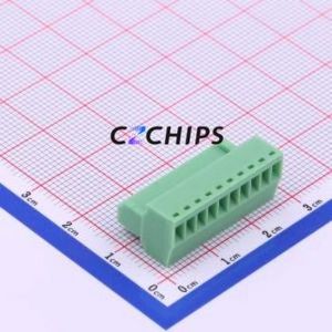 KF2EDGK-2.54-10P Plug-in Terminal Block P=2.54mm Connector ( Connector Type: Plug )( Construction: 1x10P )( Pitch: 2.54mm ) - Product Image 2