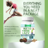 Cápsulas de Suplemento Dietético de Fibra Keto ACV BHB de Marca Privada, Cápsulas Keto BHB, Suplementos para la Pérdida de Peso, Cápsulas Dietéticas