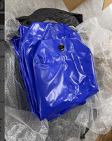 Sac de stockage d'eau en PVC épaissi 500L (132 gallons) en promotion – Réservoir d'eau carré pour irrigation d'urgence et stockage d'eau pour voiture