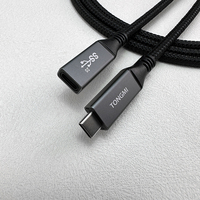 Câble USB 3.2 de 2M 3M 240W en gros, câble de charge rapide USB Type C 5A, câbles de données pour iPhone 15 Pro Max vers Android
