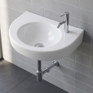 Export Quality 12x18 Porcelain Lavabo Sink Hand Wash Basin for Qatar Kenya Bathroom Kitchen Home Ceramic Sanitary Ware India - Product Image 5