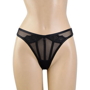 Bragas bordadas Bragas de mujer de alta calidad Tanga Ropa interior de mujer Bragas Tanga de punto - Product Image 1