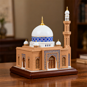 Vendita all'ingrosso oggetti artigianali in resina medio oriente saudita souvenir struttura architettonica ornamenti statue <span class=keywords><strong>regali</strong></span> - Product Image 5