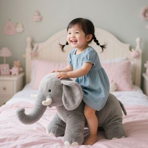 Juguete de Peluche de Elefante Personalizado para Niños, Juguete de Peluche Vintage de Gran Venta - Product Image 1
