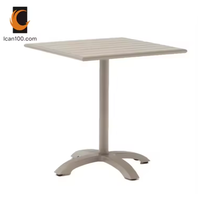 Table de restaurant en métal classique et chaise dîner 2 chaises ensemble café Table ensemble salle à manger ensemble de meubles