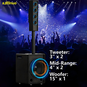 Nuevo Altavoz Portátil Kasinuo HD70 2026 de 100W con Tecnología Line Array, BT5.3, 9000mAh, Woofer de 15 Pulgadas, Micrófono UHF, TWS, para Fiestas al Aire Libre - Product Image 3