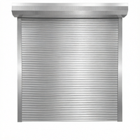 Porte à enroulement électrique en alliage d'aluminium sur mesure, porte automatique antivol pour magasin, devanture de magasin, garage, certifiée CE, sur mesure