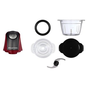 Tritatutto eléctrico 200W (500ml) DESIRE Rojo y Negro 27130 56 - Product Image 3