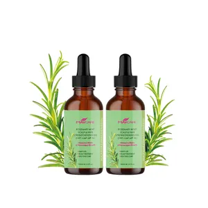 Private Label Natural Multipurpose Rosemary Oil Crescimento Cabelo Scalp Soro Rosemary Óleo Essencial 59ML