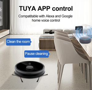 Tuya Smart App-Controlled <b>Robot</b> <b>Vacuum</b> Cleaner Automatic Dirt Disposal Battery/Electric Filter Wet/Dry Function Household Wet an - Product Image 5