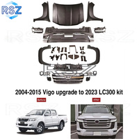 RAYSEZE pour Toyota 2006 2015 HILUX Vigo 2016 Revo Facelift Kit Upgrade 2023 LC300 Kit Carrosserie Capot Aile Phare