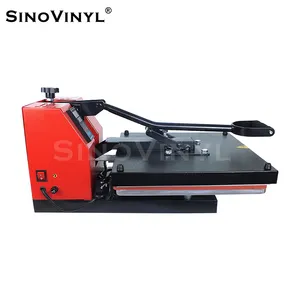 SINO-PA High Quality Silicon Rubber Plate Double Display T-Shirt Clothing Heat Transfer Vinyl Printer Heat Press Machine