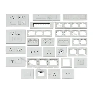 China Dongguan high quality OEM mold maker plastic electrical switch socket panel injection mold and molding