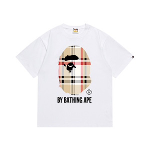 89981:1 Maglietta Bapees di Alta Qualità con Stampa Lettering, Design alla Moda, Pronta per la Spedizione, T-Shirt Trendy da Uomo - Product Image 5