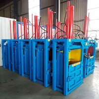 Presse à balles verticale pour compacteurs de carton et de plastique, neuves avec emballage de baril à moteur