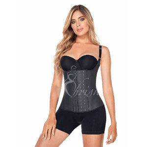 Extrême <span class=keywords><strong>Latex</strong></span> Corset Taille Gilet Invisible Double Ceinture Corset Été Façonner Sous-Vêtements Minceur <span class=keywords><strong>Gaine</strong></span> Femme Ventre Plat - Product Image 6