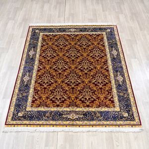 Tapis tribal persan népalais en soie fait main oriental 152x213cm, tapis élégants pour la décoration de la maison, réparation de route en <span class=keywords><strong>vente</strong></span> - Product Image 2