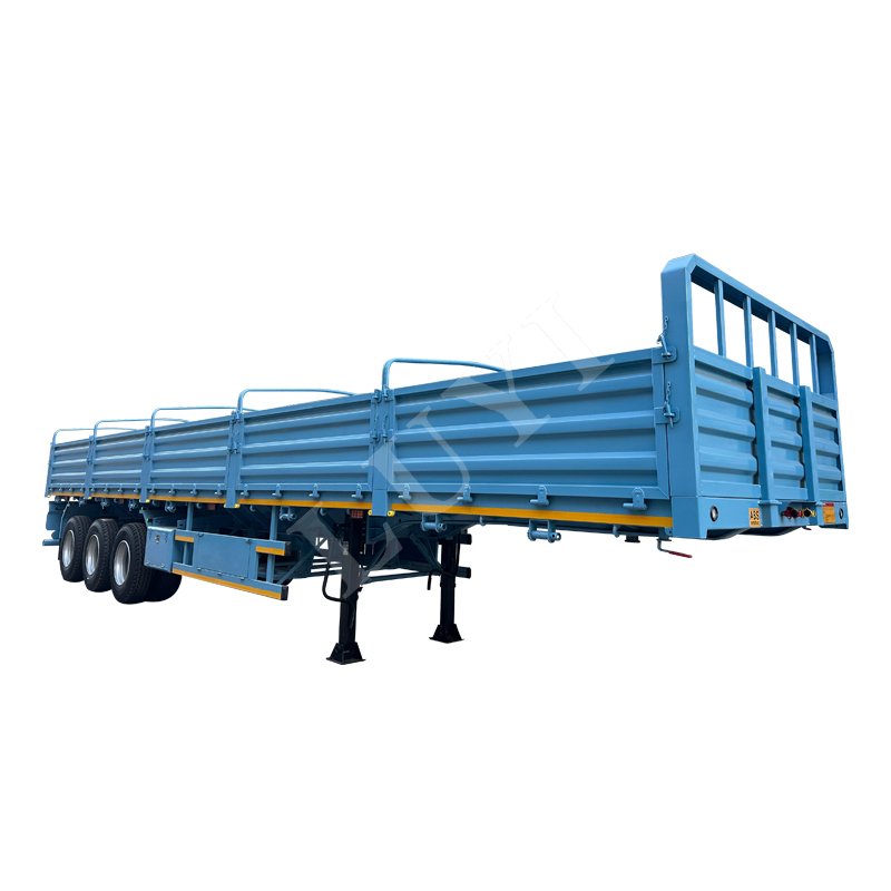 3 Axle Sided Flatbed Semi Trailer